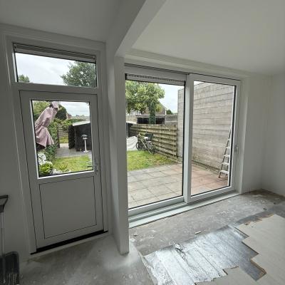 Kunststof schuifpui geplaatst in Heerenveen