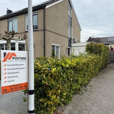 Kunststof geplaatste voordeur in Lemmer