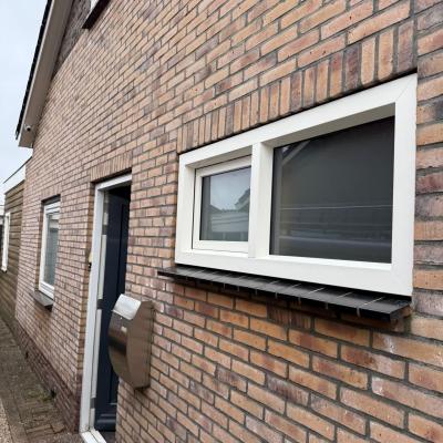Kunststof kozijnen geplaatst in een woning in de Westereen